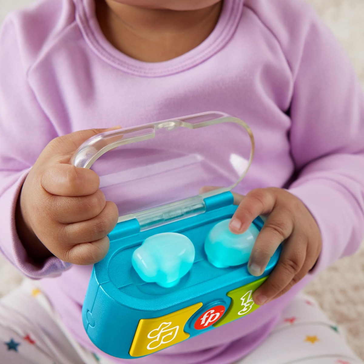 FISHER-PRICE HWY45 edukační hračka JAZYKY ANGLIČTINA, NĚMČINA, FRANCOUZŠTINA
