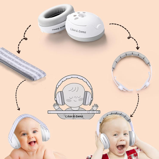 LILIAN & GEMA 2in1 cuffie antirumore 25 dB + custodia