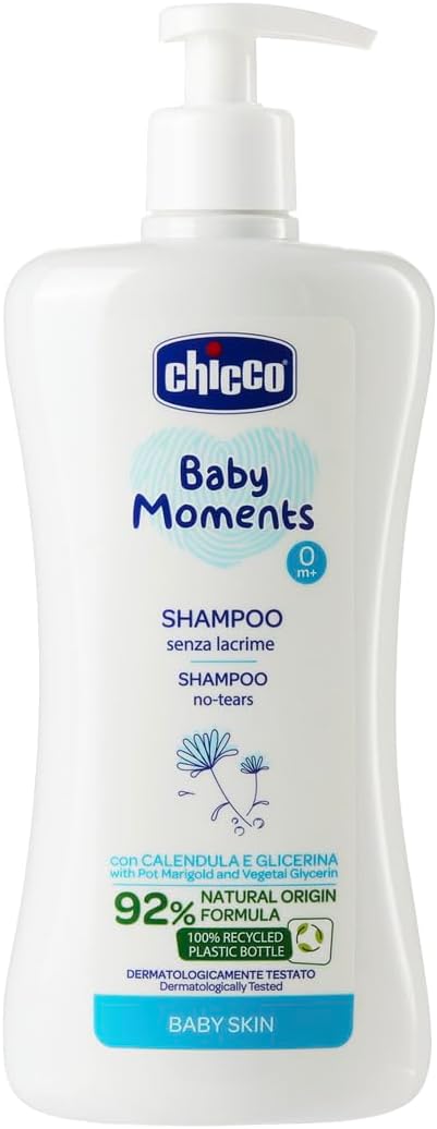 CHICCO BabyMoments šampon na vlasy 500 ml 0m+
