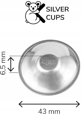 KOALA BABYCARE silver nipple shields