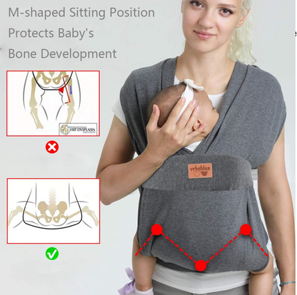 VRBABIES ergonomické měkké nosítko 3-15kg