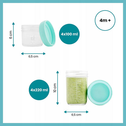 BABYMOOV Babybols set of containers with caps