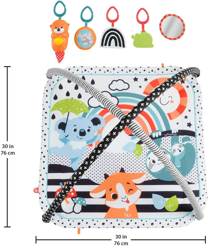 FISHER-PRICE εκπαιδευτικό χαλάκι 3 σε 1 + παιχνίδια – φωτογραφία προϊόντος 3