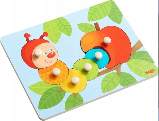 HABA Housenka Mina puzzle 6 dílů 12 m+ dřevo