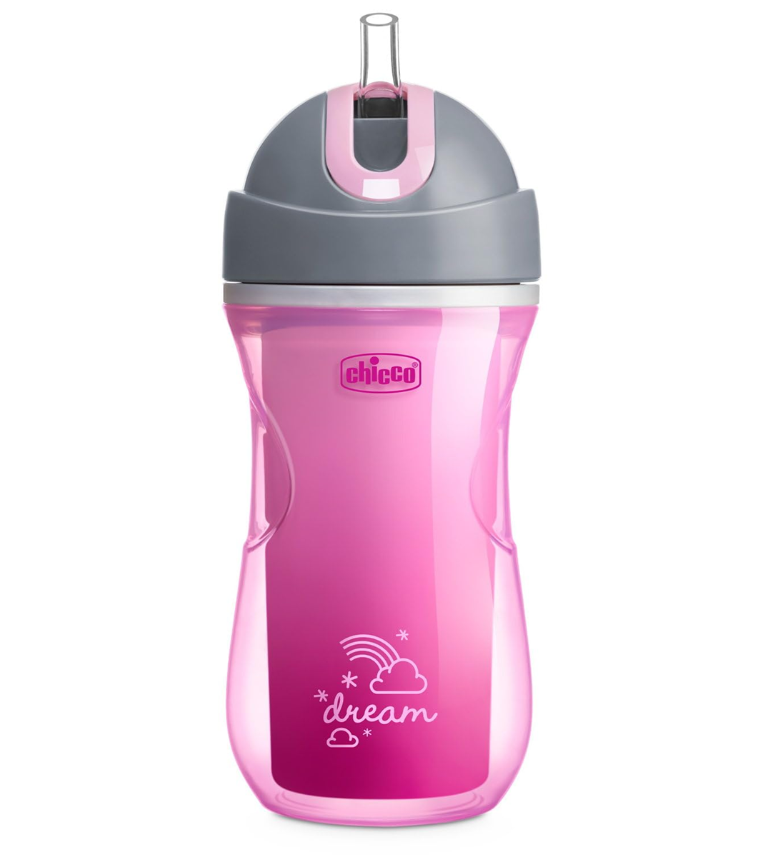 CHICCO Sport Cup hrnek s brčkem 266 ml 14 m+