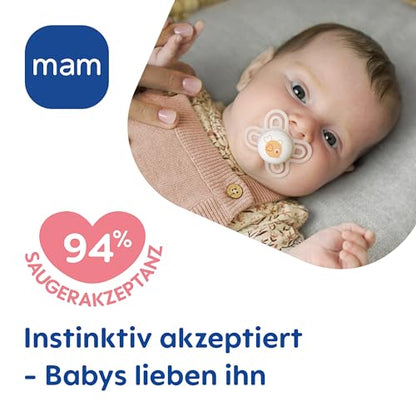 MAM Perfect Day & Night silikonový dudlík 0-6m x4 SVÍTÍCÍ