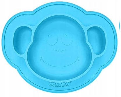 KOKOLIO Tischset mit Teller, 3 Fächer, rutschfest