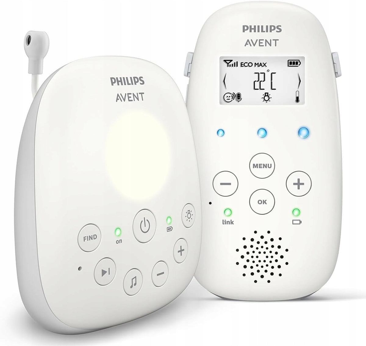 PHILIPS AVENT SCD713/26 audio baby monitor