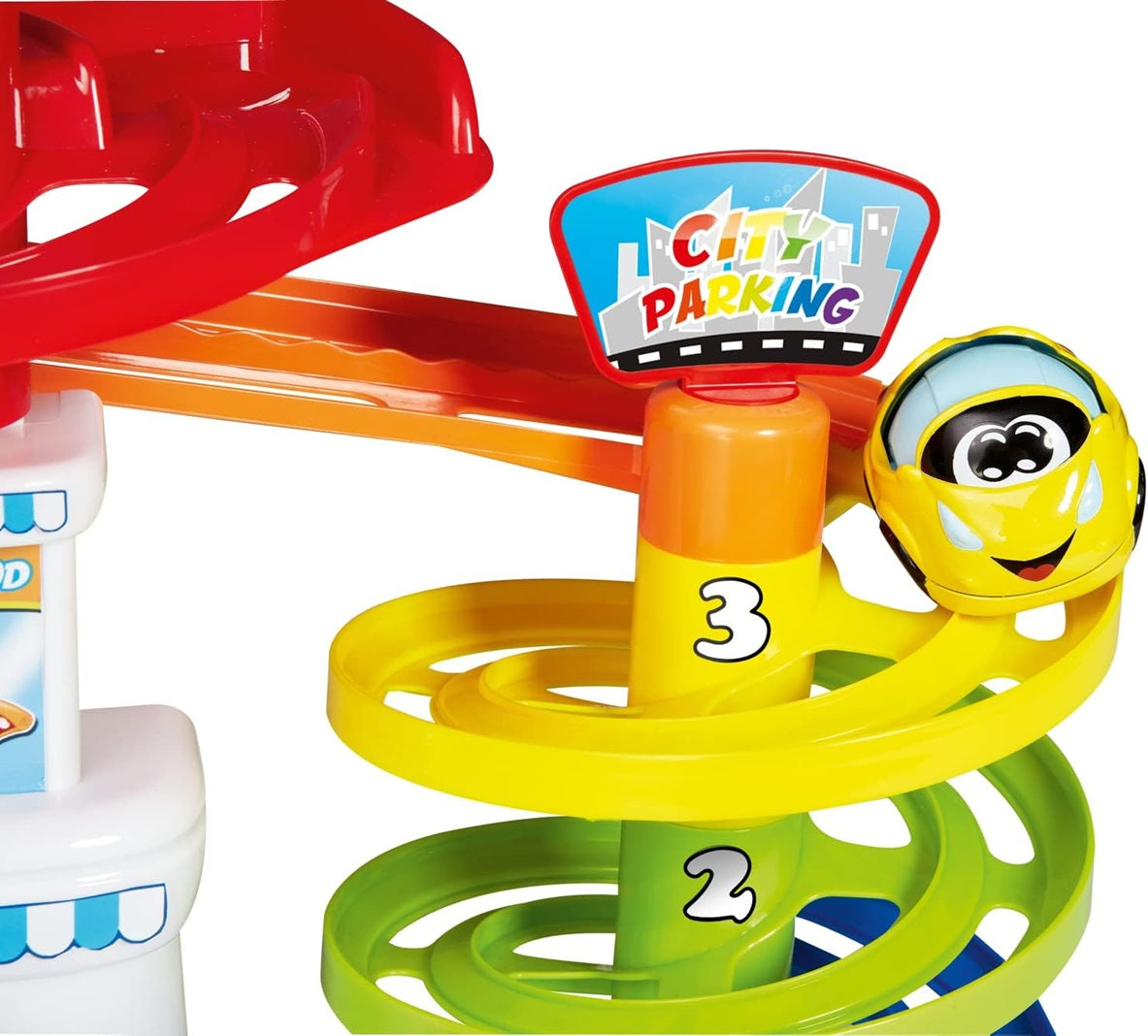 CHICCO Multilevel Car Parking multi-level parking garage + Turbo Ball car