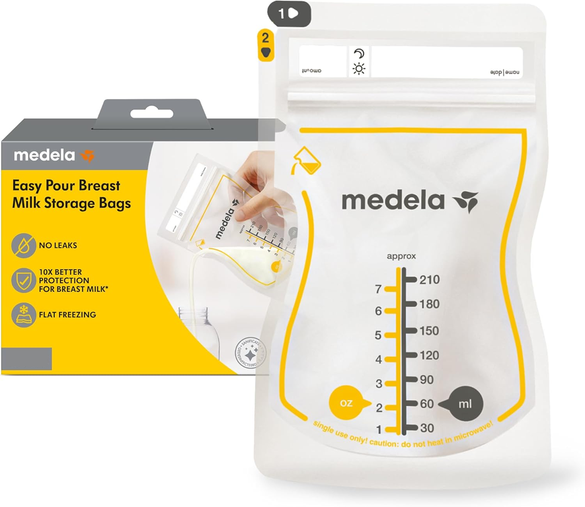 MEDELA Sáčky Easy Pour na skladování mateřského mléka 50ks