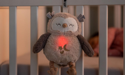 TOMMEE TIPPEE Ollie Deluxe Owl Cuddly Toy Night Light with Sounds