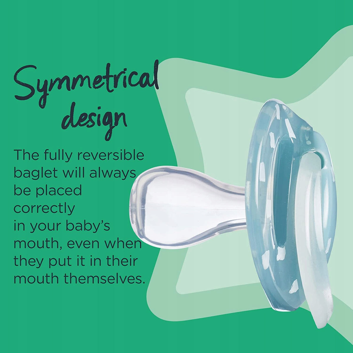 TOMMEE TIPPEE συμμετρικές πιπίλες x6 ΦΩΣΦΟΡΙΖΟΥΝ 18-36 – φωτογραφία προϊόντος 4