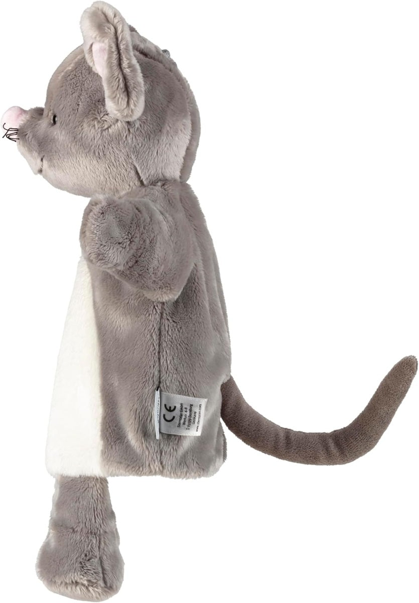 STERNTALER plush mouse hand puppet for role-playing, 30 cm