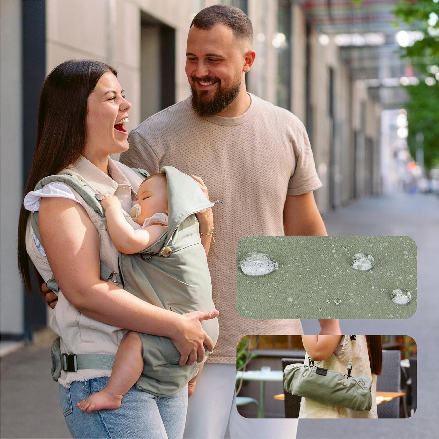BABYMOOV MOOV&BOOST soft carrier, seat booster 2in1