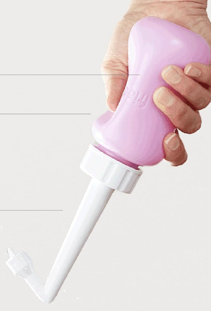 FRIDA MomPeri postnatal care bottlecolour white and pinkcapacity 295 mlmaterials polypropylene, siliconefree