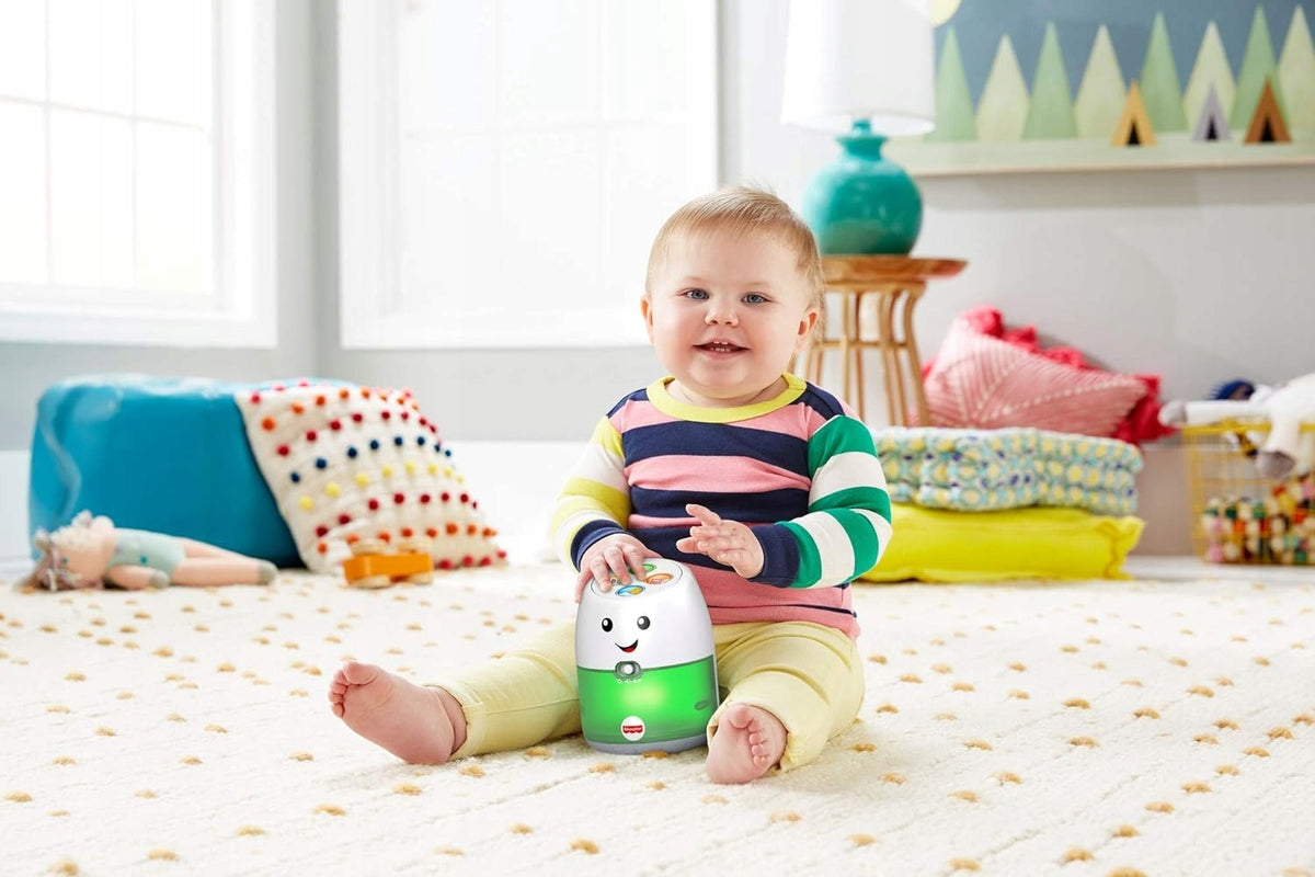 FISHER-PRICE interaktivní asistent řeči s hudbou a světlem, německý jazyk