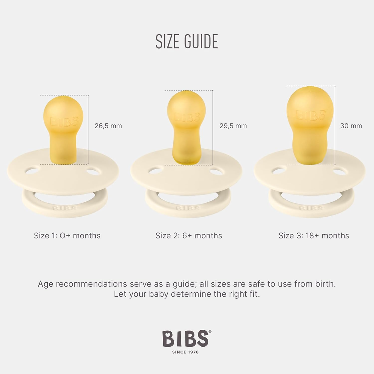 BIBS COLOUR πιπίλες 2 τεμαχίων από καουτσούκ, 0-6 μηνών – φωτογραφία προϊόντος 2