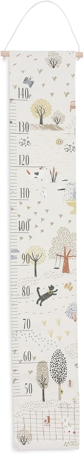 JOLLEIN Tiny Park fabric height chart 50-140 cm