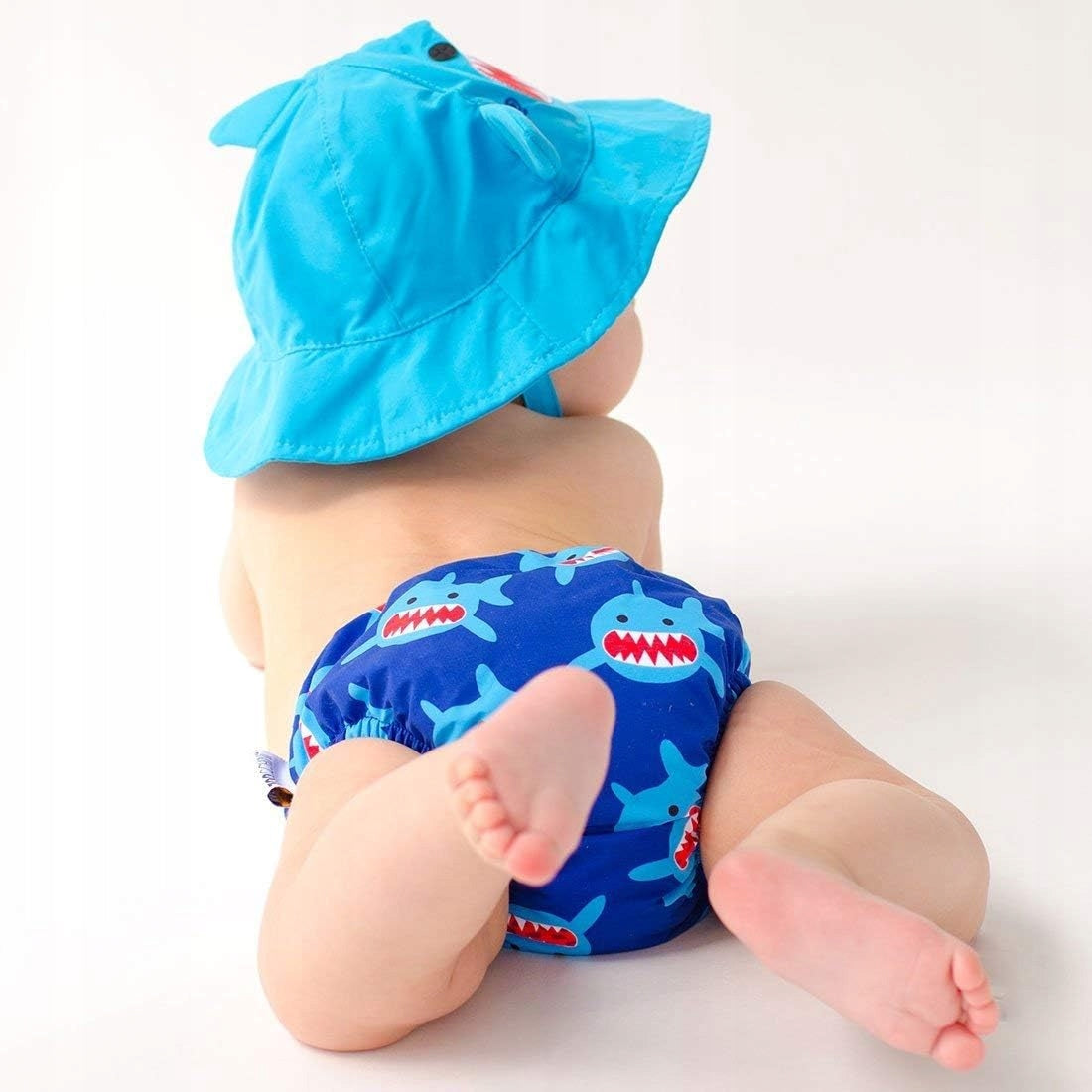 ZOOCCHINI plavací plenka + klobouk 3-6 měs.