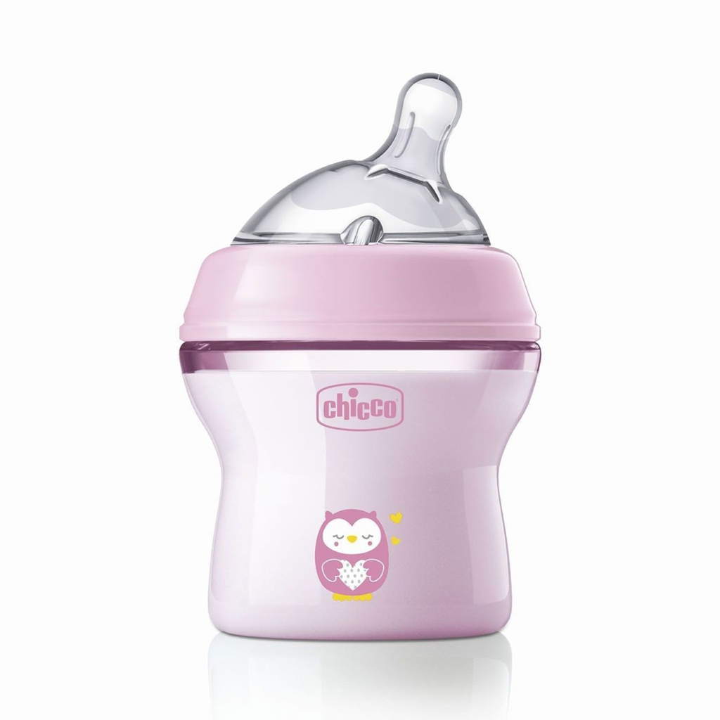 CHICCO NaturalFeeling biberon 150 ml 0+ debit lent