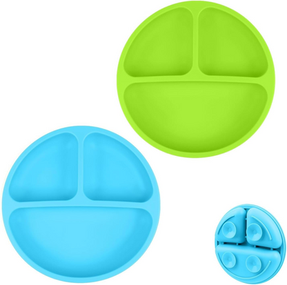VICLOONthree-piece plate with suction cup x2, spoon and fork x2age 6 m +Material silicone, polypropylenefree