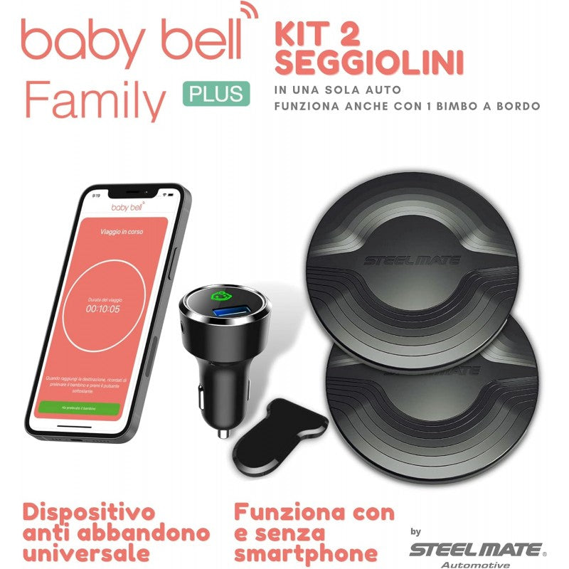 BABY BELL BLUETOOTH nyomásérzékelő alátét autósüléshez x2