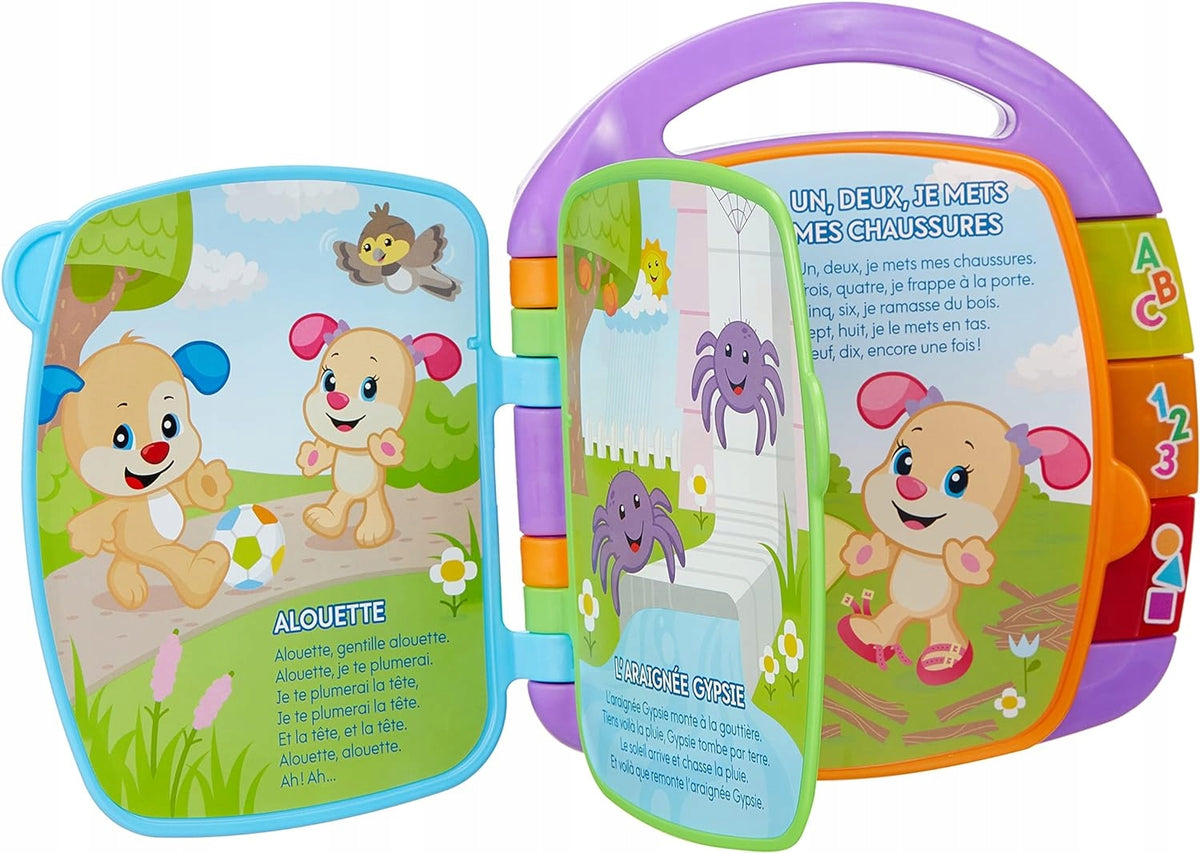 FISHER-PRICE CDH39 elektroniczna książeczka edukacyjna w języku francuskim