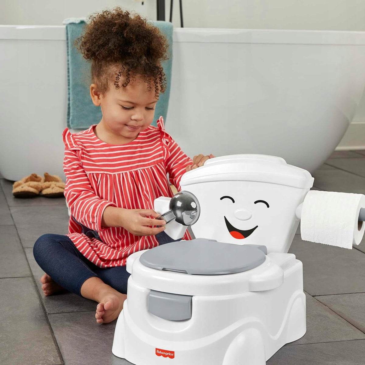 FISHER PRICE nočník Moje První Toaleta DE