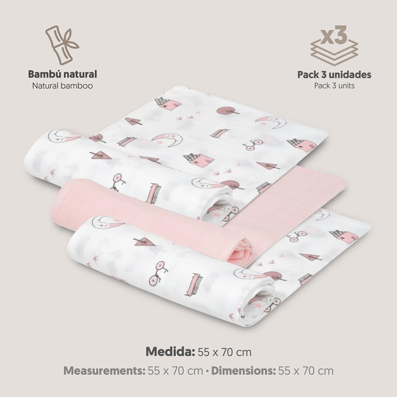 INTERBABY muslin diapers