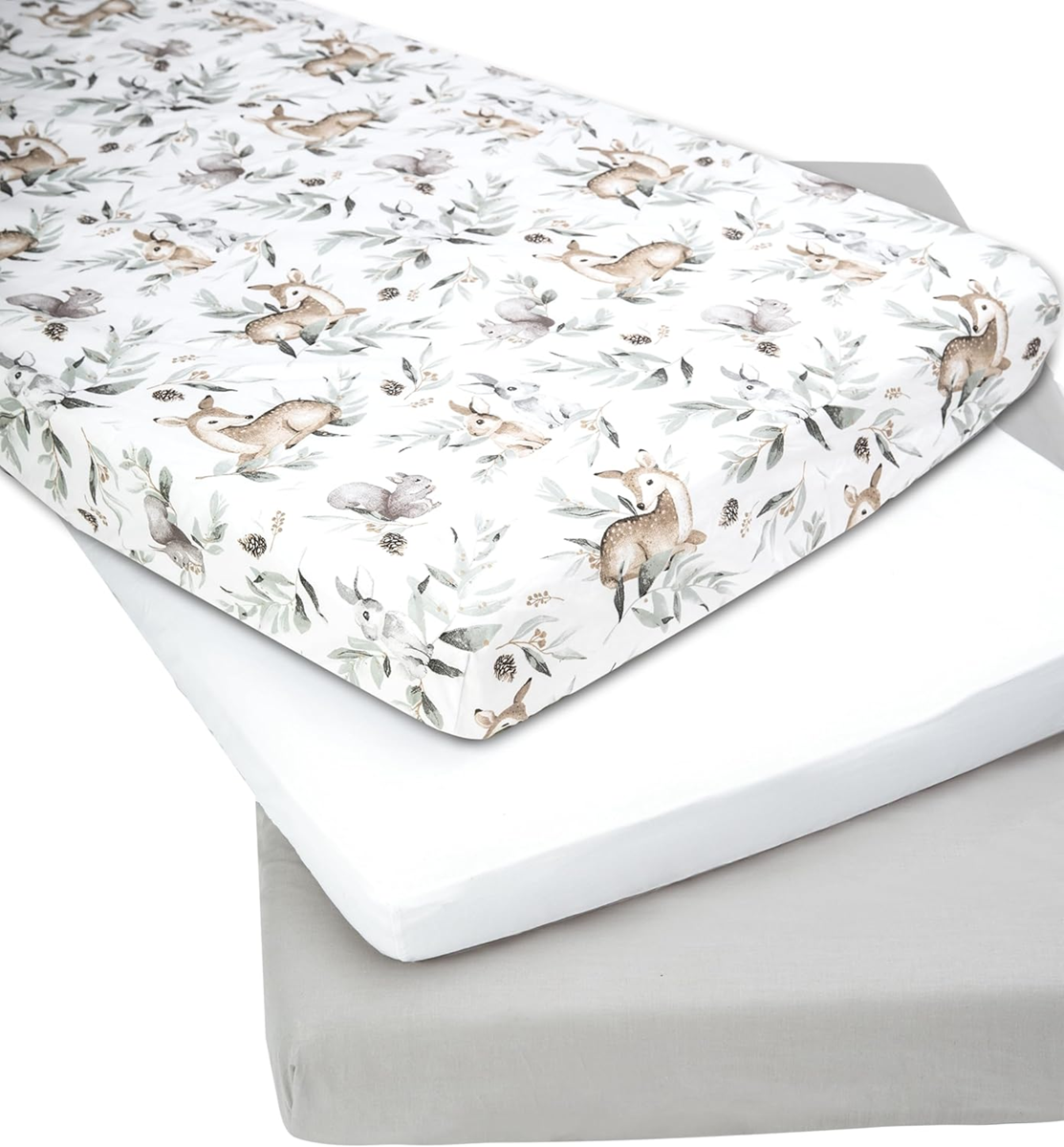 crib sheet x3 60x120 cm