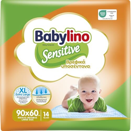 Babylino Sensitive přebalovací podložky 90 na 60 cm x14