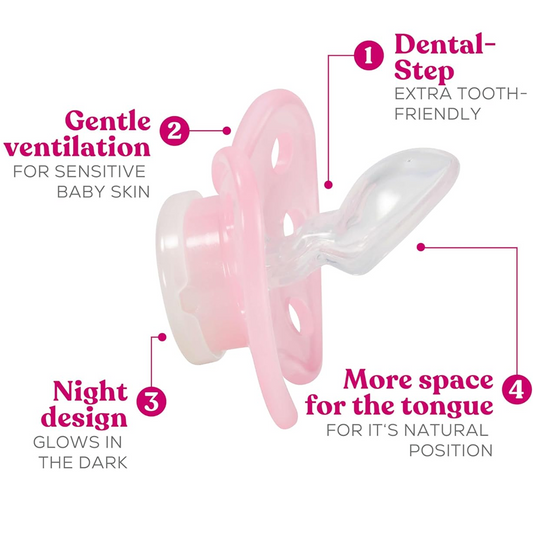 DENTISTAR NIGHT πιπίλα σιλικόνης ηρεμίας 3 τεμ. 0–6 μηνών – φωτογραφία προϊόντος 2