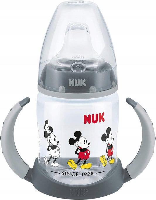 NUK Learner Cup Mickey CANĂ 150 ml indicator de temperatură 6 m+