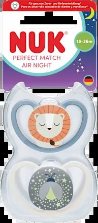 NUK Perfect Match Air Night pacifiers 18-36 months