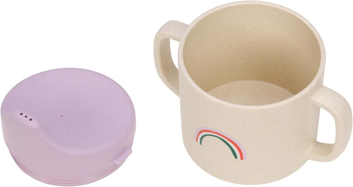 LASSIG Sippy Cup Happy Rascals Heart hrnek s pítkem 150 ml 6 m+