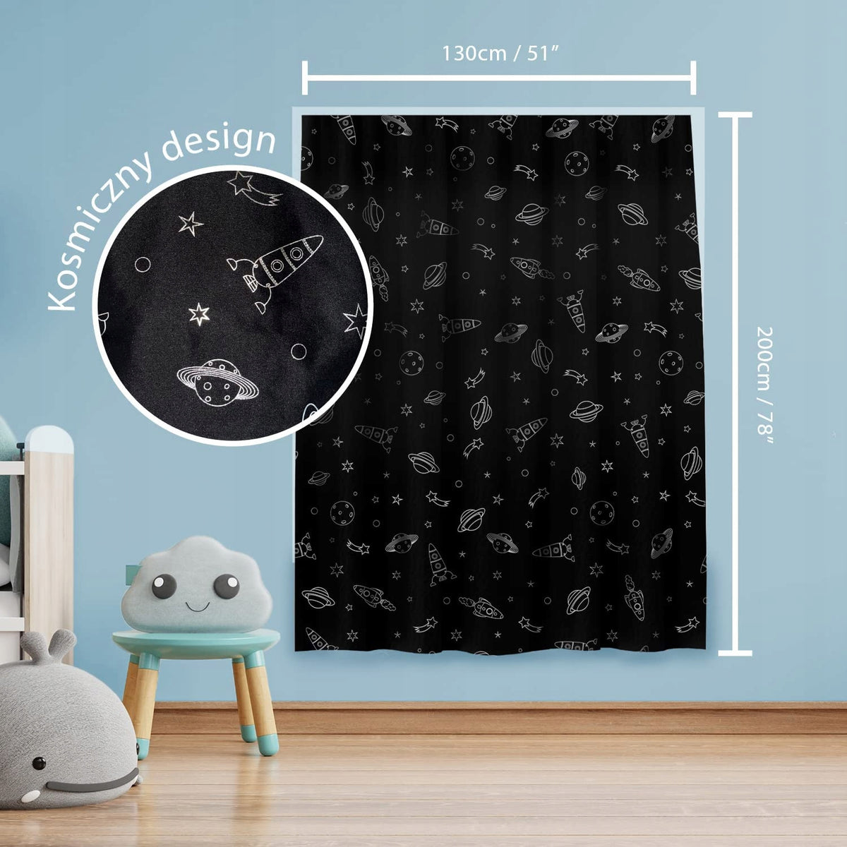 AYCORN travel blackout blind with suction cups