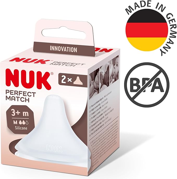 NUK Perfect Match Sauger M mittlerer Durchfluss 3 m+ – Produktbild 2