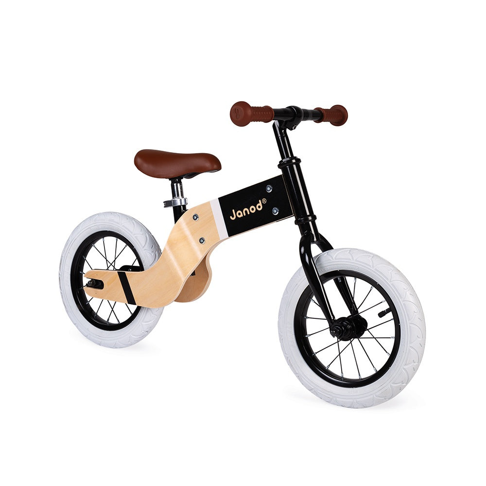 JANOD Bikloon Deluxe dřevěné odrážedlo 12" sedlo 40-46 cm