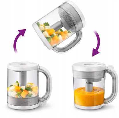 PHILIPS AVENT SCF883/01 4 σε 1 ατμομάγειρας μπλέντερ 1000ml – φωτογραφία προϊόντος 5