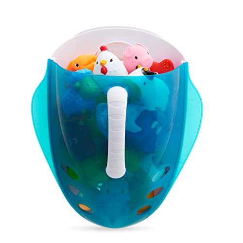 Munchkin Bath Toy Scoop košík na koupací hračky modrý