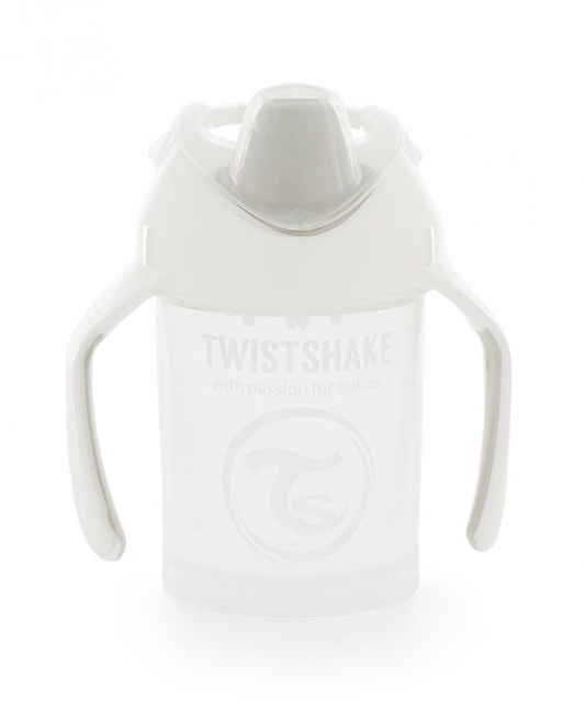 TWISTSHAKE Mini Cup Auslaufsicherer Trinklernbecher mit Trinkschnabel und Mixer, 230 ml, ab 4 Monaten