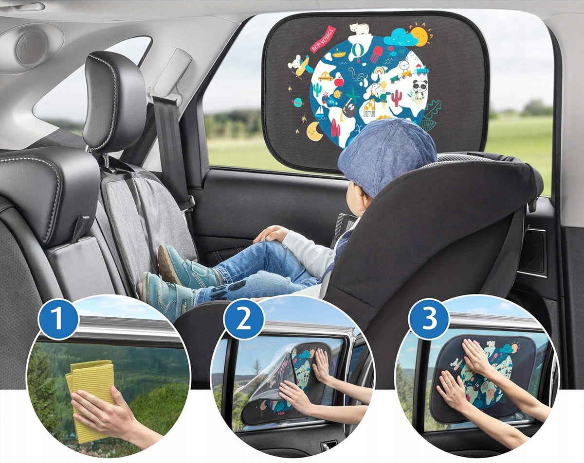 REER TravelKid sluneční clona na okno auta UV 50+ 2 kusy