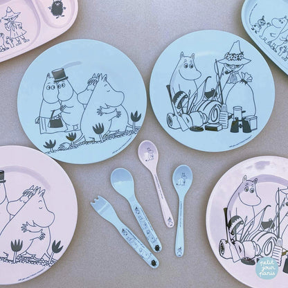 PETIT JOUR PARIS Set of dishes. - Plate, cup, cup, fork