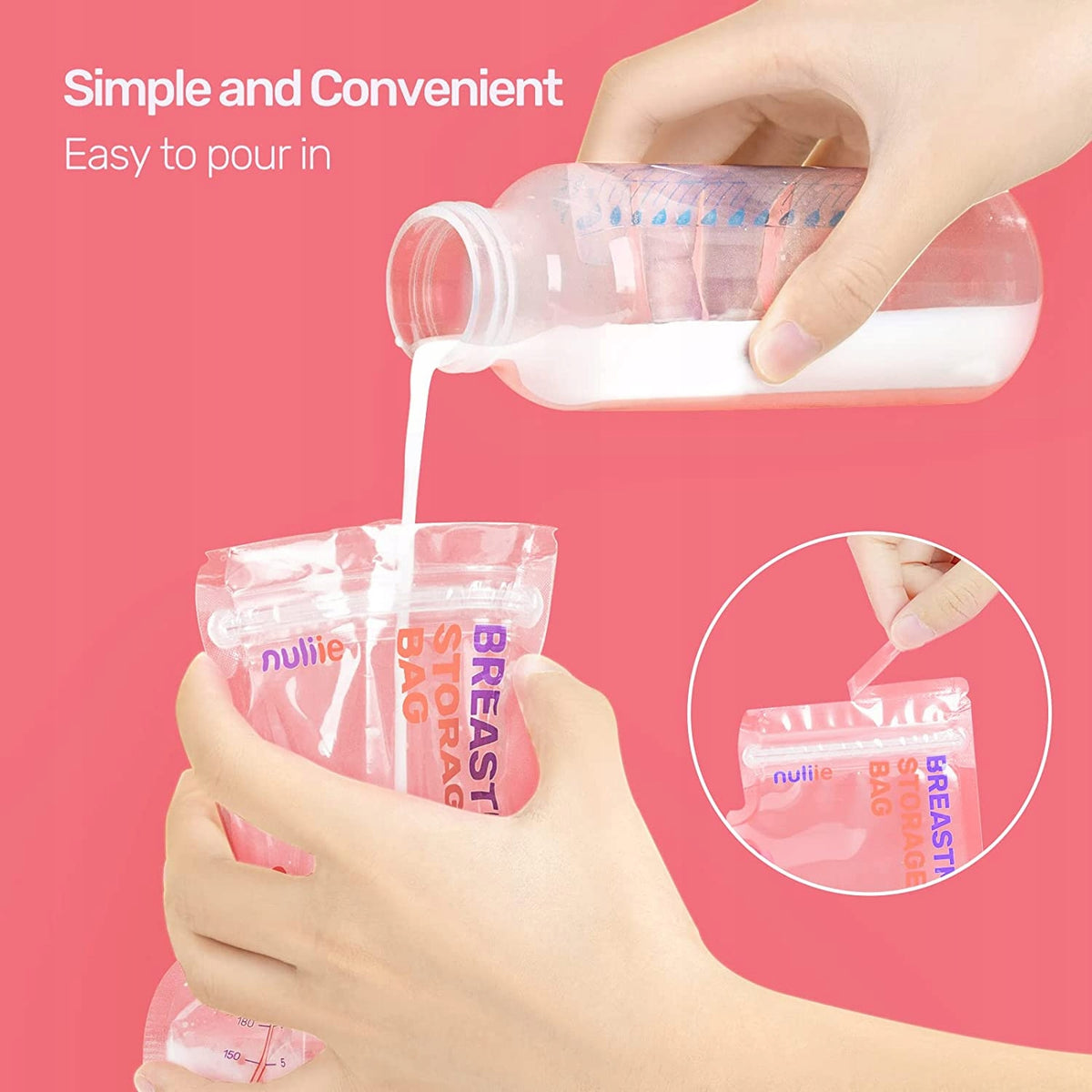 NULIIE Breast Milk Storage Bags x50