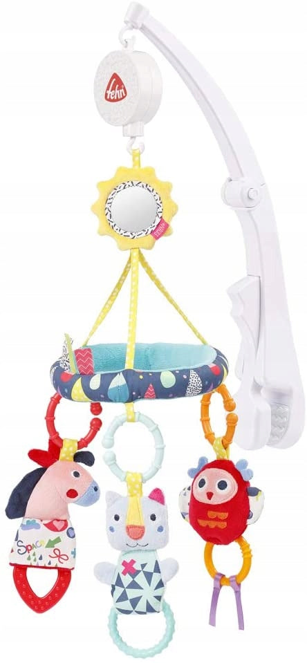 FEHN Color Friends Mobile mit Spieluhr für das Babybett