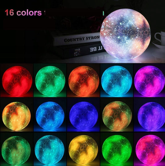 BAKTH Galaxie Lampnight light + remote controlage 0 +multicolourdiameter 15 cmrechargeable power supply (USB