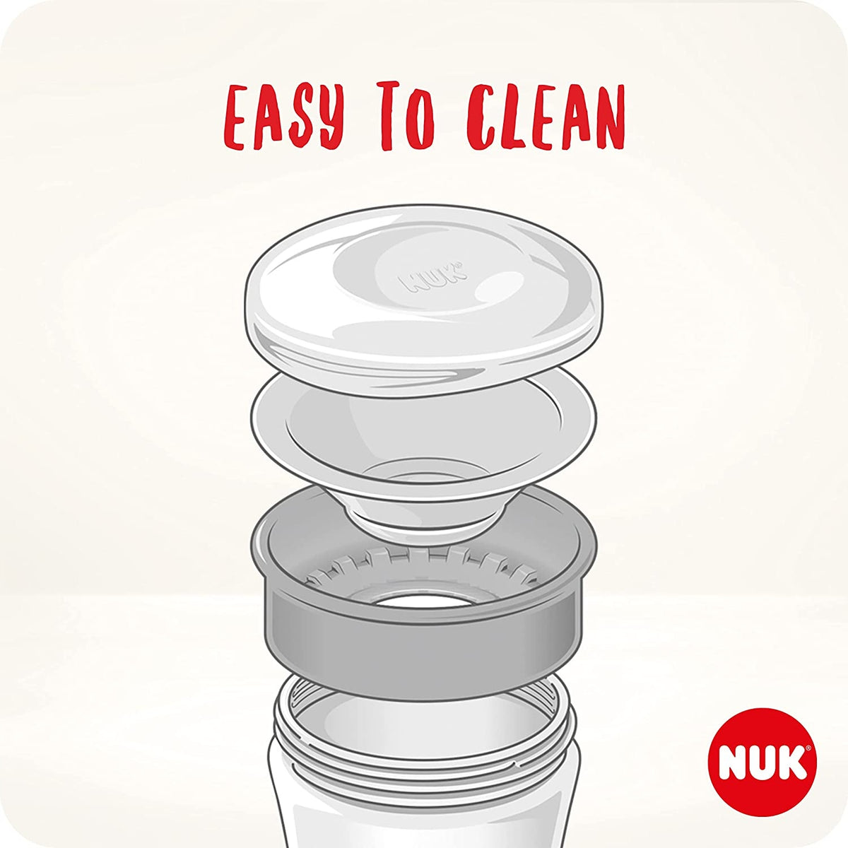 NUK Magic Cup HRNEK NEKAPEK náustek 360