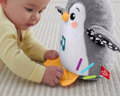 FISHER-PRICE HNC10 kiwający się pingwin bez melodii 21 cm – zdjęcie 3