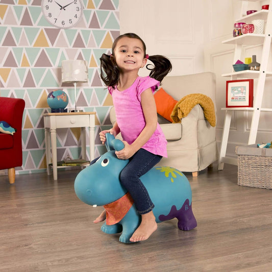 B.TOYS hroch GUMOVÝ SKÁKAČ 61 cm + pumpička