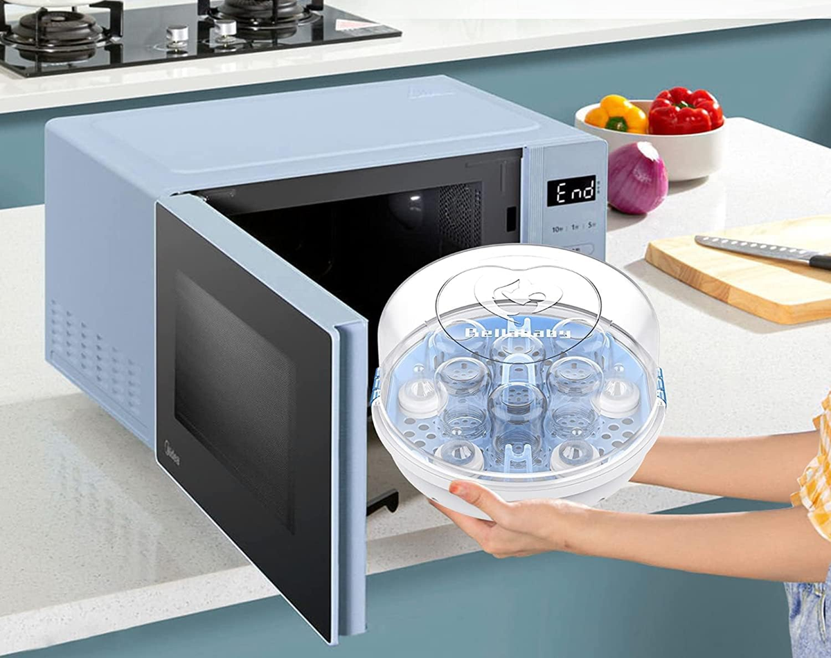 BELLABABY BLA8913 mikrovlnný sterilizátor + kleště